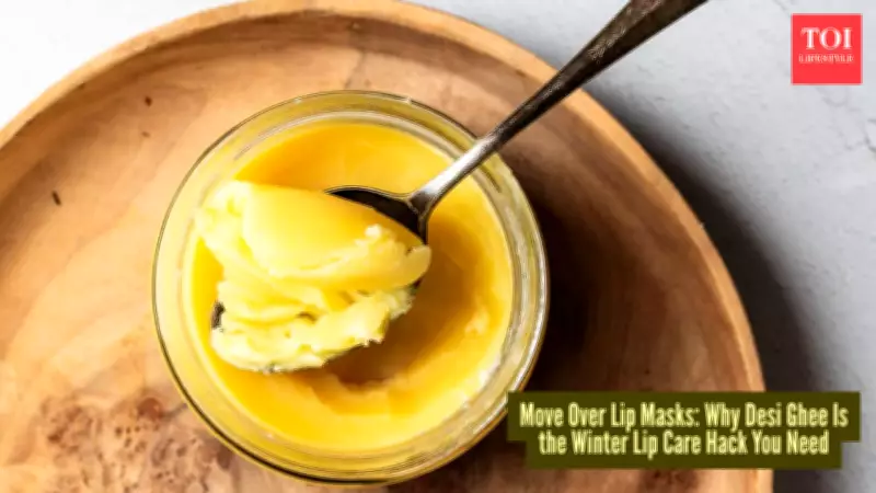 Desi Ghee Slugging: The Ayurvedic Secret to Healing Winter Lips Naturally