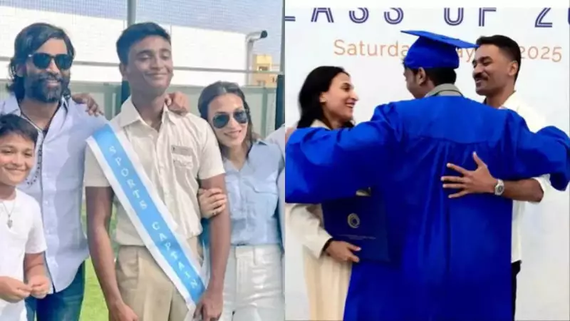 Dhanush's Proud Parenting Moment Resurfaces Amid Mrunal Thakur Dating Buzz