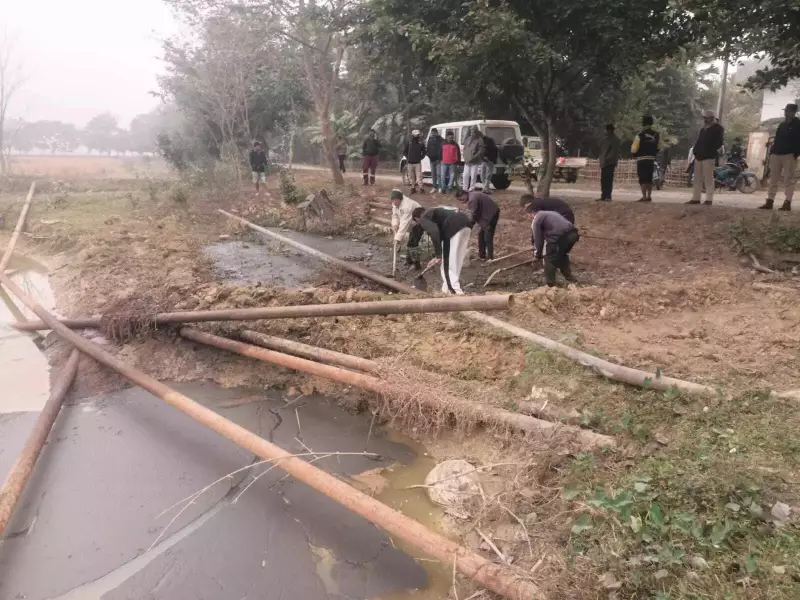 Dibrugarh: OIL Pipeline Bursts Twice in 12 Hours, Spills Crude on Farmland