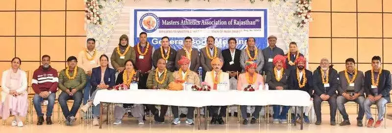 Dr GL Sharma Elected President of Rajasthan Masters Athletics Body