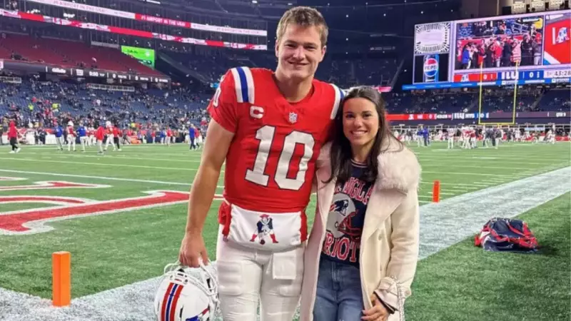 Drake Maye's Patriots Clinch No. 2 Seed, Wife Ann Michael Steals Spotlight
