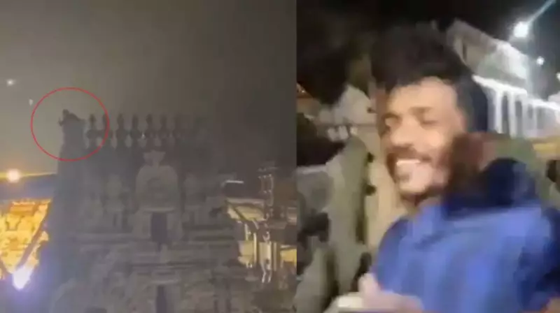 Drunk Man Climbs Tirupati Temple, Demands More Liquor; Video Viral