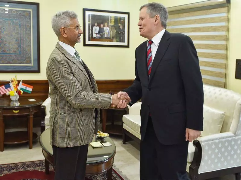 EAM Jaishankar Holds Talks with US Senator Steve Daines in Washington