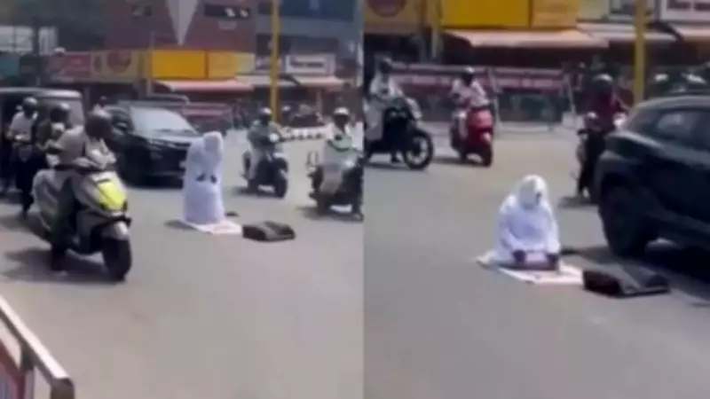 Elderly Woman Briefly Detained for Performing Namaz on Palakkad Road