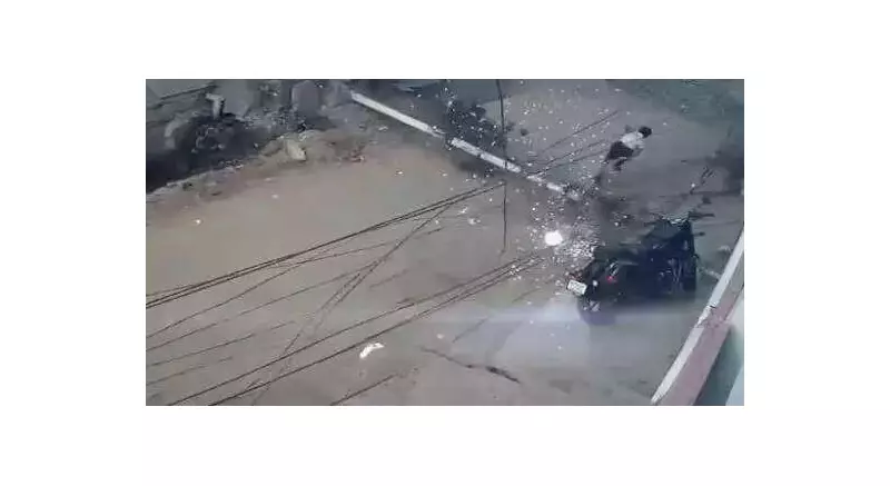 Electric Pole Collapse in Kurnool: Boy's Alertness Averts Tragedy Near School