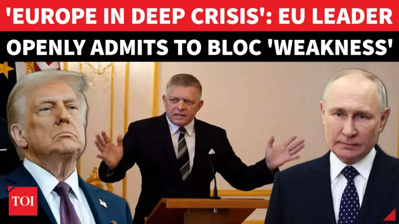 EU In 'Deep Crisis', Weak & Divided: Slovak PM Warns As Global Threats Rise