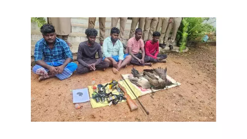 Five Hunters Arrested in Trichy for Killing Protected Peafowl