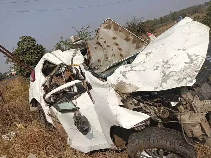Five Killed in Horrific Highway Crash Near Mohol, Speeding Suspected