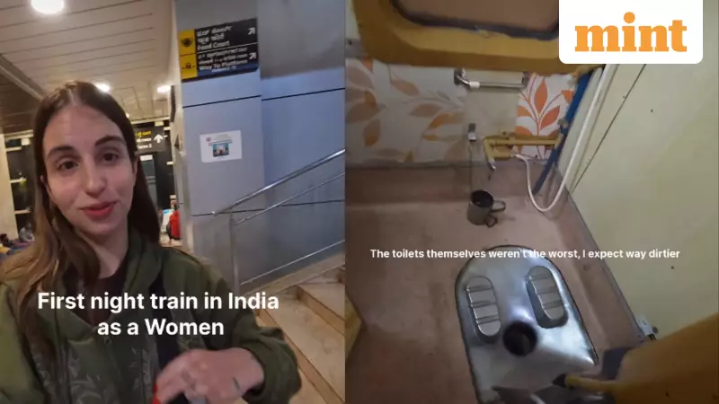 Foreign Backpacker's Viral Train Journey Praises Indian Railways' Cleanliness