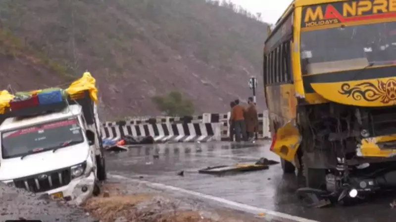 Four Killed in Tragic Udhampur Accident as Bus Rams Vehicles on Jammu-Srinagar Highway