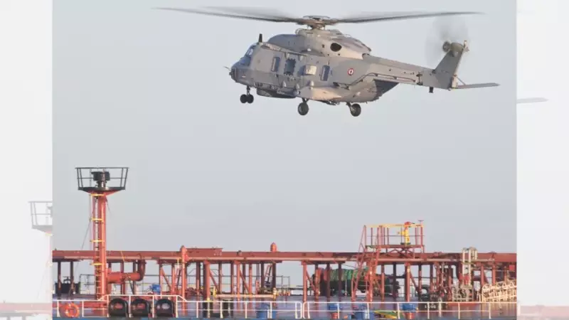 French Navy Boards Russian Oil Tanker in Mediterranean, Macron Vows Zero Tolerance