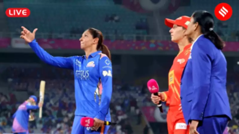 GG vs MI WPL 2026 Live: Battle for Eliminator Spot Heats Up in Vadodara