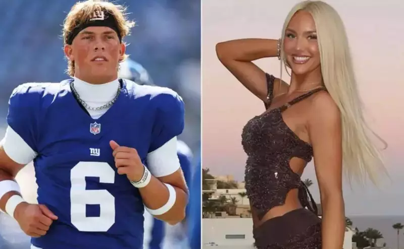 Giants QB Jaxson Dart Spotted at NHL Game with Girlfriend Amid Team Changes