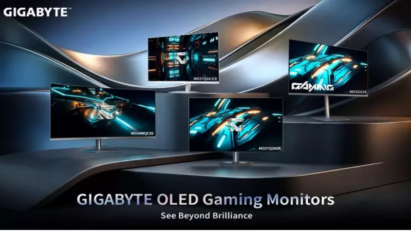 Gigabyte Launches Four New OLED Gaming Monitors with Enhanced Brightness and Sharpness