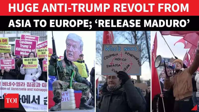 Global Protests Erupt After US Seizes Venezuela's Maduro; Asia, Europe React
