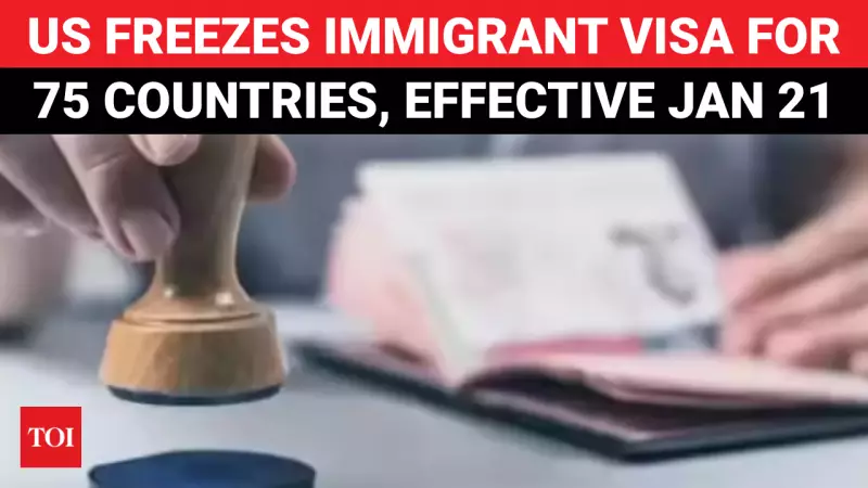 Global Tensions Escalate: US Visa Freeze, Middle East Unrest, NASA Mission Aborted