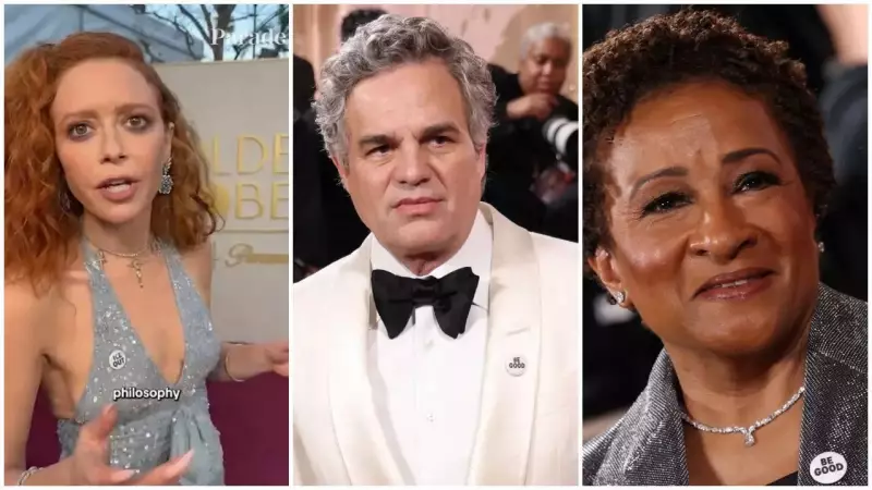 Golden Globes Red Carpet Turns Political with Anti-ICE Pins, Iran Protests Ignored