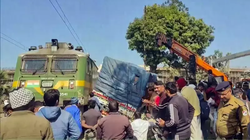 Gonda-Asansol Express Collides with Truck in Jharkhand, Disrupts Rail Services for Two Hours