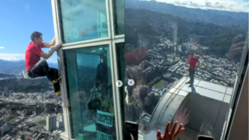 Google CEO Shares Rare Photos of Alex Honnold's Historic Taipei 101 Free Solo Climb