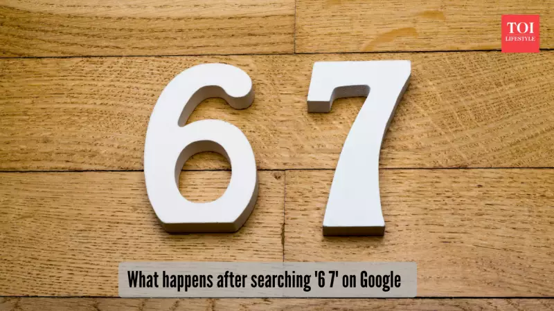 Google's '6 7' Easter Egg Goes Viral: Screen Bounces Like Meme
