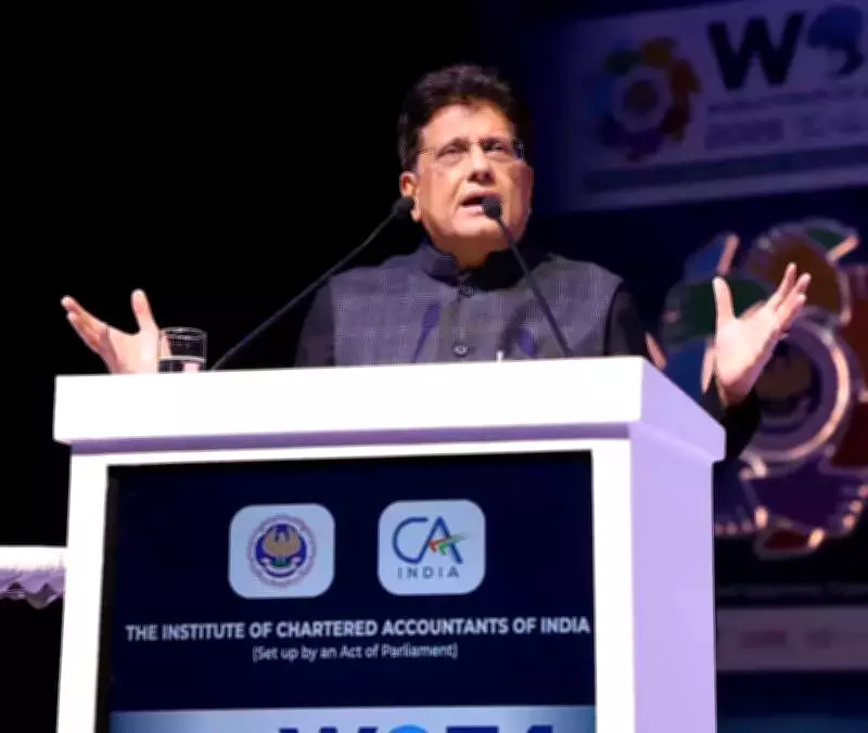 Goyal at WOFA: India to Become 3rd Largest Economy in 2 Years