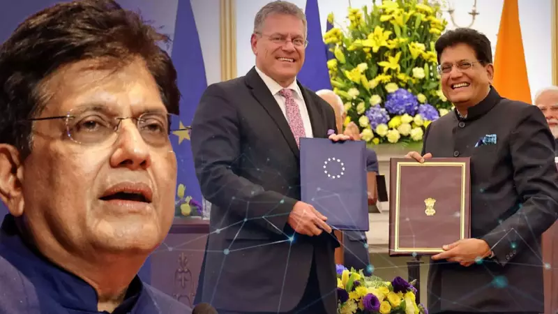 Goyal Hails India-EU FTA as Transformational, Targets 2026 Implementation
