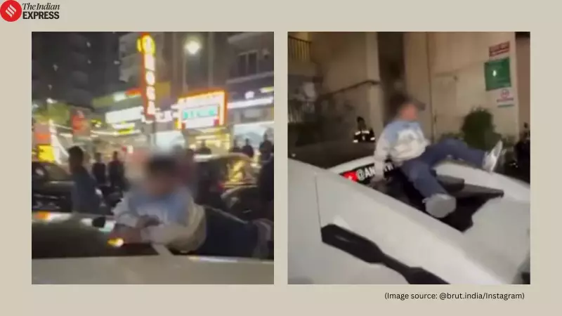 Greater Noida Man Arrested for Driving Sports Car with Child on Roof