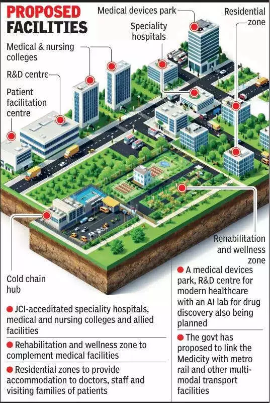 Gujarat Plans Rs 13,000 Crore Medicity Near Kadi-Kalol, Inspired by Dubai Health Care City