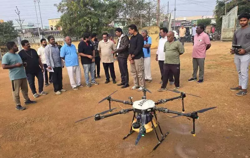 Guntur Deploys Drones for Anti-Mosquito Drive, A First in Public Health