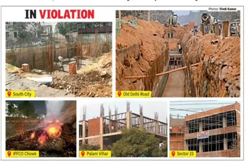 Gurgaon's GRAP-4 Enforcement Fails as Dust and Construction Continue Unchecked