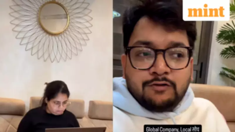 Gurugram Husband's Viral Video Exposes Toxic Work Culture for New Mothers in India