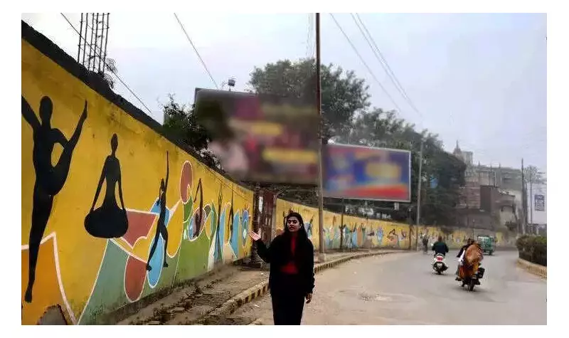 Gwalior's Yoga Mural Defaced: Class 11 Student's Viral Video Spurs Action
