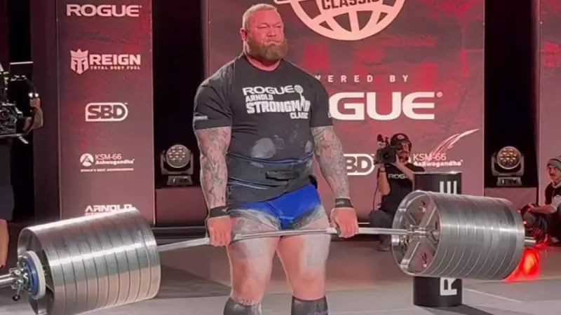 Hafthor Bjornsson Eyes 550kg Deadlift World Record at Enhanced Games