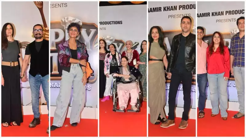Happy Patel Screening Unites Aamir Khan's Family & Bollywood Stars in Mumbai