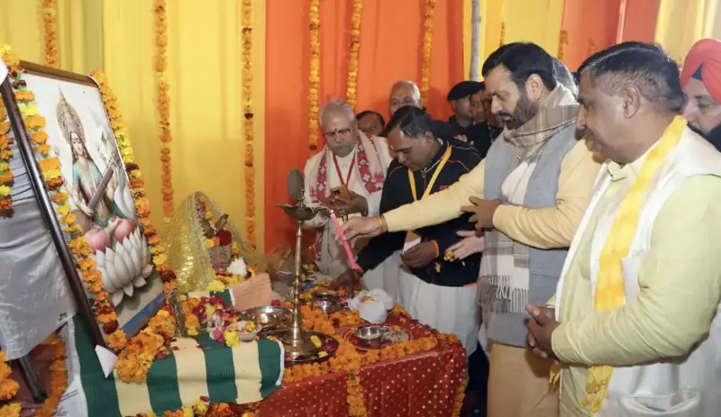 Haryana CM Nayab Singh Saini Unveils Rs 64 Crore Saraswati Revival Projects at Pehowa Mahotsav