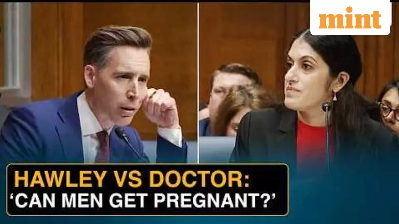 Hawley Challenges Doctor in Senate Hearing Over Pregnancy Definition