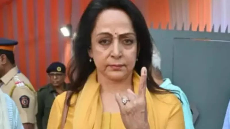 Hema Malini Votes Early in BMC Polls, Urges Mumbaikars to Participate