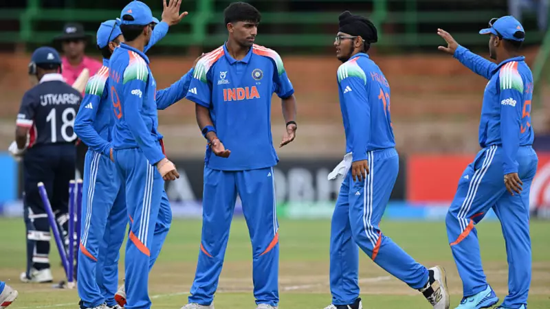 Henil Patel's Fiery Five-Wicket Haul Powers India U19 to Convincing Win Over USA