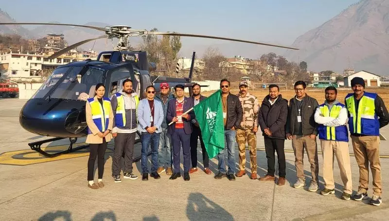 Heritage Aviation Launches Scenic Copter Service from Bhuntar Airport in Himachal