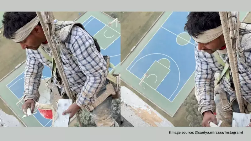 High-Rise Painter Earns ₹35,000 Monthly, Sparks Debate on Job Perceptions