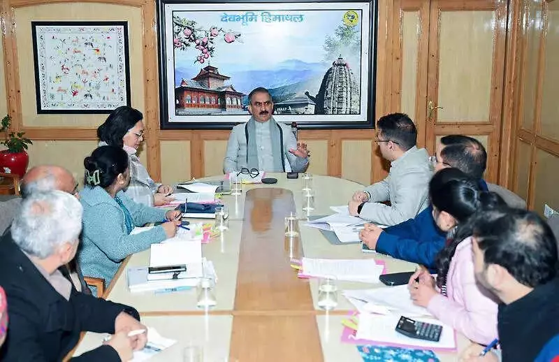 Himachal CM Sukhu Announces Rs 100 Crore Medicine Tender for Quality Healthcare