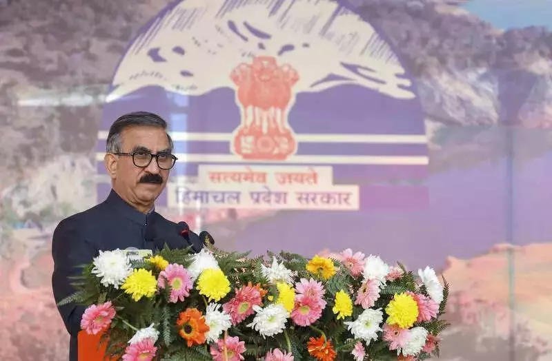 Himachal CM Sukhu Inaugurates & Lays Foundation for Rs 79.60 Crore Projects in Kangra