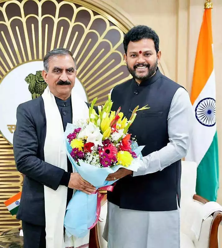 Himachal CM Sukhu Seeks Centre's Support for Kangra Airport Expansion in Delhi Meeting