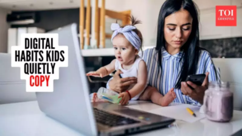 How Children Mirror Digital Habits: The Silent Lessons of Screen Time