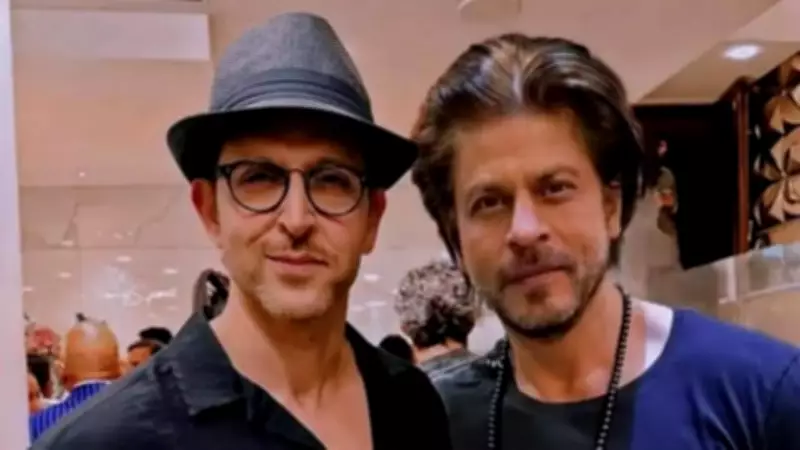 Hrithik Roshan and Shah Rukh Khan's Olive Bar Hug Debunked Rivalry Rumors