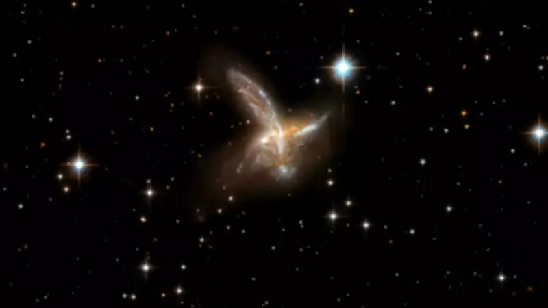 Hubble's Stunning Galactic Encounter: 650 Million Light-Years Away