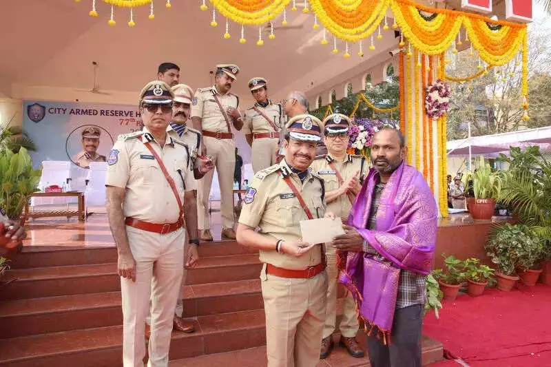 Hyderabad Auto Driver Honored for 24-Hour Fire Rescue Effort at Nampally Showroom