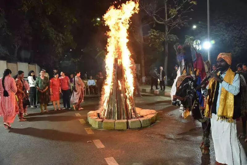 Hyderabad Embraces Sankranti Festivities with Bhogi Bonfires and Kite Flying