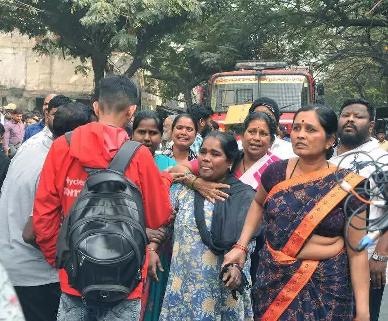 Hyderabad Fire Tragedy: Families Await News of Trapped Loved Ones Through Long Night