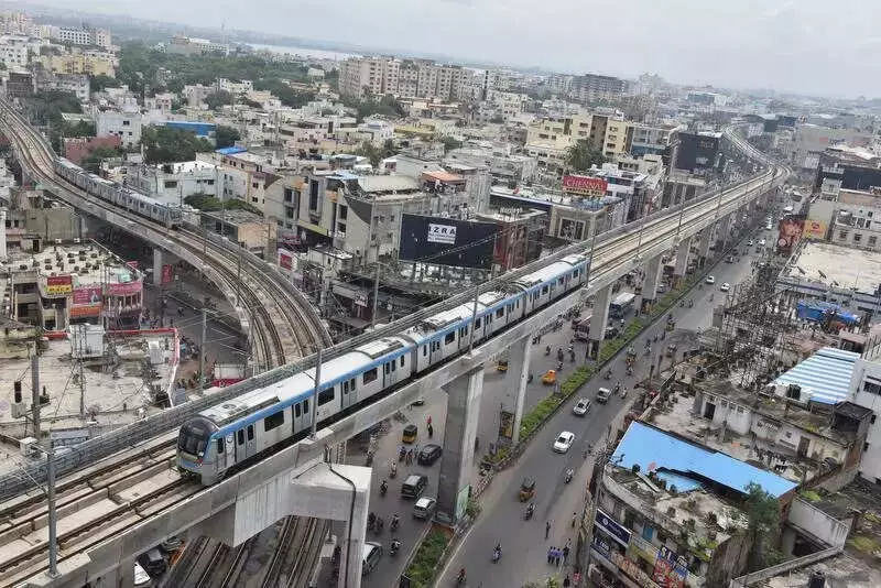 Hyderabad Metro Among India's Largest, Study Shows Urban Rail Cuts Pollution